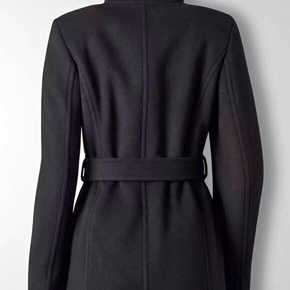 Aritzia Babaton Connor Coat Atelier jet black - size xxs exceptional condition - Picture 5 of 6